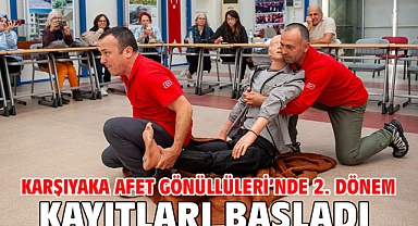 Karşıyaka Afet Gönüllüleri’nde 2. dönem kayıtları başladı