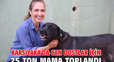 Karşıyaka'da can dostlar için 25 ton mama toplandı