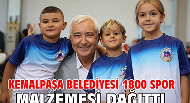 Kemalpaşa Belediyesi 1800 Spor Malzemesi Dağıttı