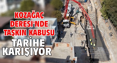 Kozağaç Deresi'nde taşkın kabusu tarihe karışıyor