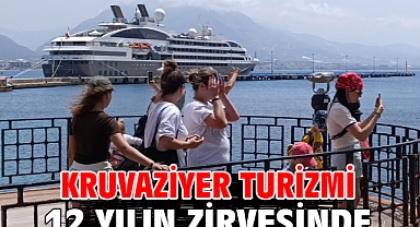 Kruvaziyer turizmi 12 yılın zirvesinde