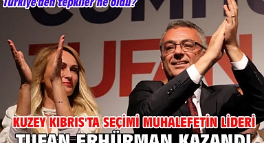 Kuzey Kıbrıs'ta seçimi muhalefetin lideri Tufan Erhürman kazandı: Türkiye'den tepkiler ne oldu?