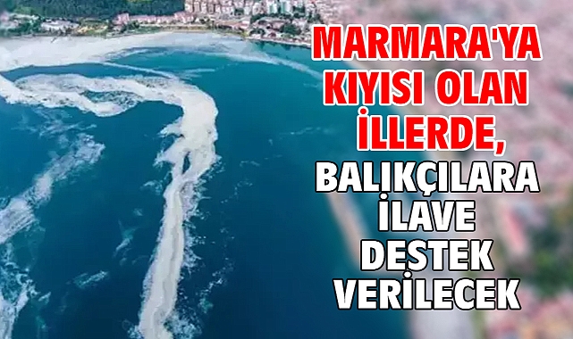 Marmara'ya kıyısı olan illerde, balıkçılara ilave destek verilecek