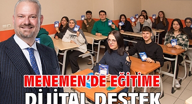 Menemen'de eğitime dijital destek