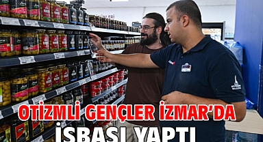 Otizmli gençler İZMAR'da işbaşı yaptı