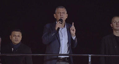 Özgür Özel Sarıyer'de konuştu