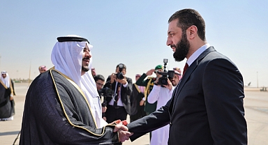 Suriye Cumhurbaşkanı Şara, Suudi Arabistan’da