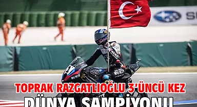 Toprak Razgatlıoğlu 3’üncü kez dünya şampiyonu