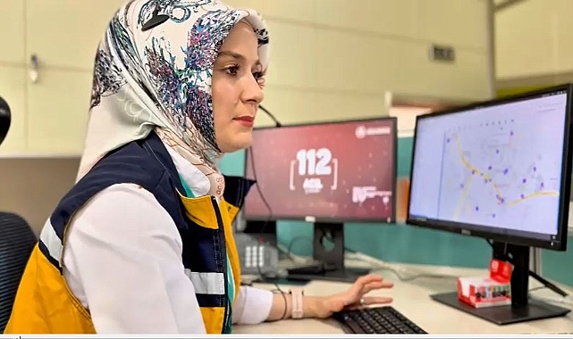 112 personelinin telefonda yönlendirmesi ile eşine doğum yaptırdı
