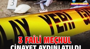 3 Faili meçhul cinayet aydınlatıldı