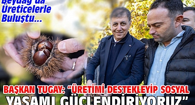 Başkan Tugay: “Üretimi destekleyip sosyal yaşamı güçlendiriyoruz”