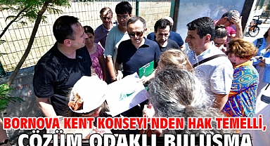 Bornova Kent Konseyi’nden hak temelli, çözüm odaklı buluşma