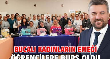 Bucalı kadınların emeği öğrencilere burs oldu
