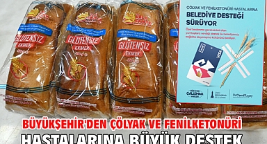 Büyükşehir'den çölyak ve fenilketonüri hastalarına büyük destek