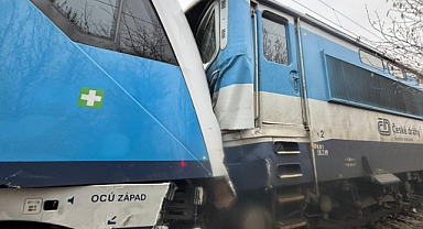 Çekya’da tren kazası