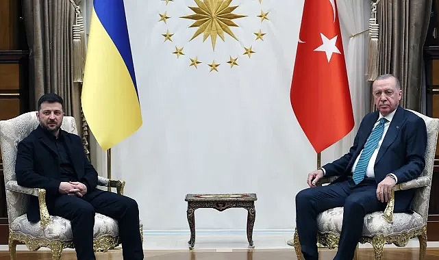 Cumhurbaşkanı Erdoğan, Zelenskiy'i resmi törenle karşıladı