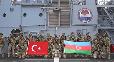 Doğu Akdeniz-2025 Davet Tatbikatı deniz safhası ikinci gününde devam etti