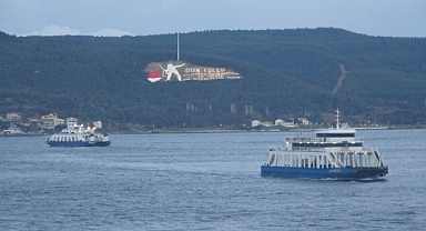 Feribotlara fırtına engeli