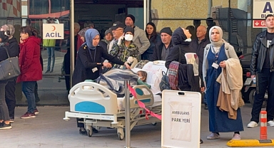 Hastanede yangın paniği