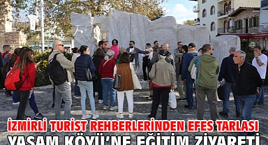 İzmirli Turist Rehberlerinden Efes Tarlası Yaşam Köyü'ne Eğitim Ziyareti