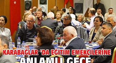 Karabağlar ‘da eğitim emekçilerine anlamlı gece