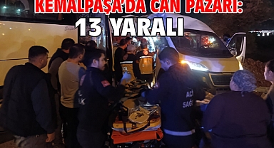 Kemalpaşa'da can pazarı: 13 yaralı
