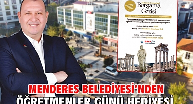 Menderes Belediyesi'nden Öğretmenler Günü Hediyesi
