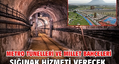 Metro tünelleri ve millet bahçeleri sığınak hizmeti verecek