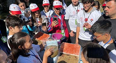 Ortaokul öğrencileri doğa ve kültürü birlikte keşfetti