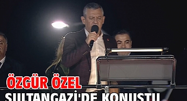 Özgür Özel Sultangazi'de konuştu