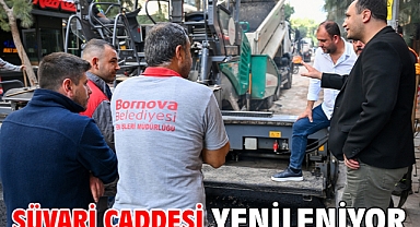 Süvari Caddesi yenileniyor