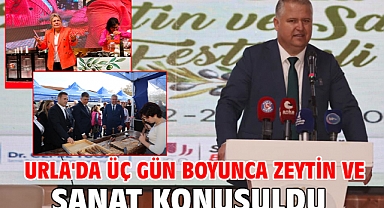 Urla'da üç gün boyunca Zeytin ve Sanat konuşuldu