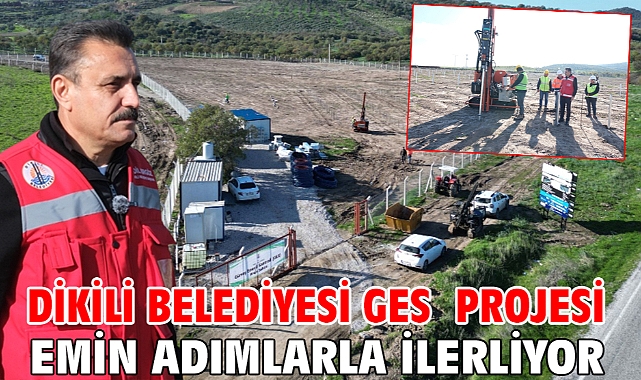 Dikili Belediyesi GES Projesi emin adımlarla ilerliyor