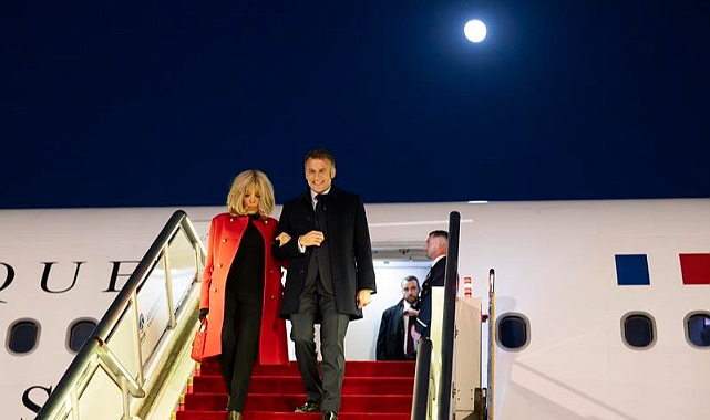 Fransa Cumhurbaşkanı Macron, Çin'de