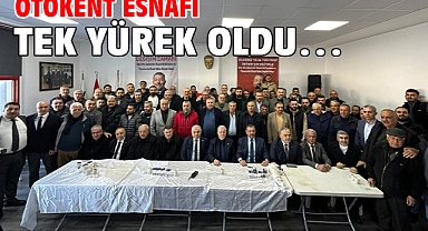 Otokent esnafı tek yürek oldu…