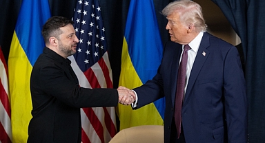 Zelenskiy ile Trump, Davos’ta görüştü