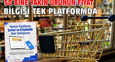 50 bine yakın ürünün fiyat bilgisi tek platformda