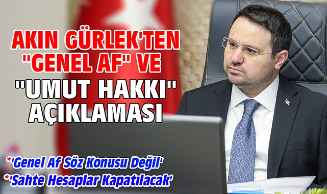 Akın Gürlek'ten 