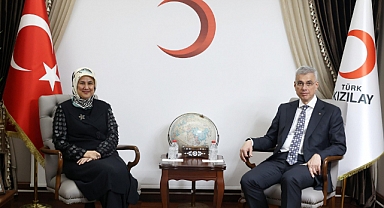 Bakan Memişoğlu, Türk Kızılay Genel Başkanı Yılmaz ile bir araya geldi