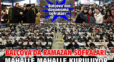 Balçova'da Ramazan Sofraları Mahalle Mahalle Kuruluyor