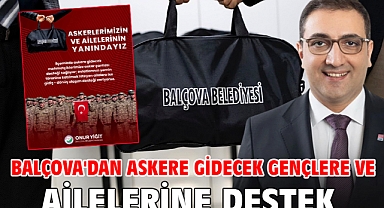 Balçova'dan Askere Gidecek Gençlere Ve Ailelerine Destek
