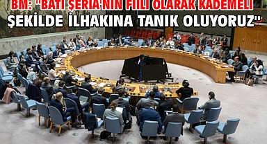 BM: ''Batı Şeria'nın fiili olarak kademeli şekilde ilhakına tanık oluyoruz''