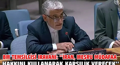 BM Temsilcisi Iravani: ''İran, meşru müdafaa hakkını kullanarak karşılık verecek''