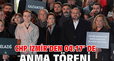 CHP İzmir'den 04.17' De Anma Töreni