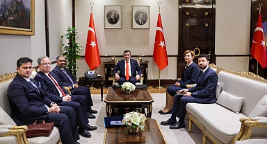 Cumhurbaşkanı Yardımcısı Yılmaz, D-8 Genel Sekreteri Mahmud ile görüştü