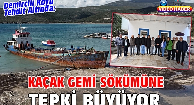 Demircili Koyu Tehdit Altında: Kaçak Gemi Sökümüne Tepki Büyüyor