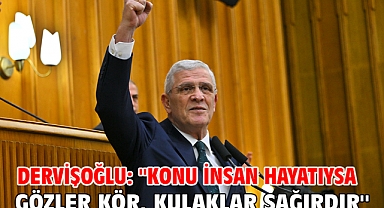 Dervişoğlu: ''Konu İnsan Hayatıysa Gözler Kör, Kulaklar Sağırdır''