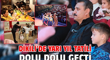 Dikili’de yarı yıl tatili dolu dolu geçti
