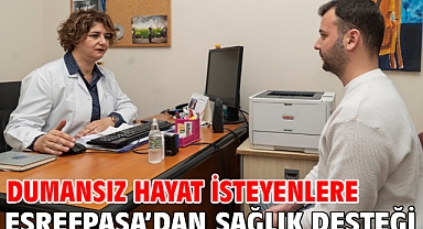 Dumansız hayat isteyenlere Eşrefpaşa’dan sağlık desteği