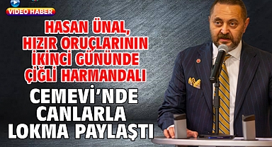 Hasan Ünal, Hızır Oruçlarının İkinci Gününde Çiğli Harmandalı Cemevi’nde Canlarla Lokma Paylaştı